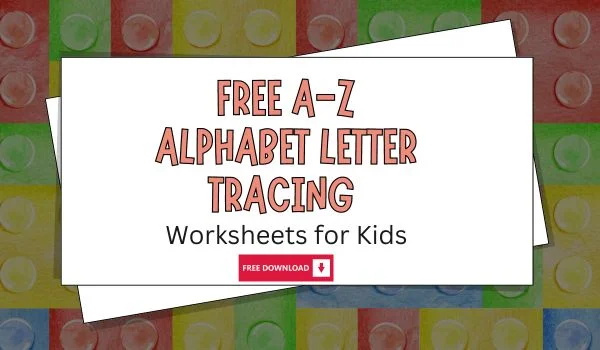 Free A-Z Alphabet Letter Tracing Worksheets for Kids