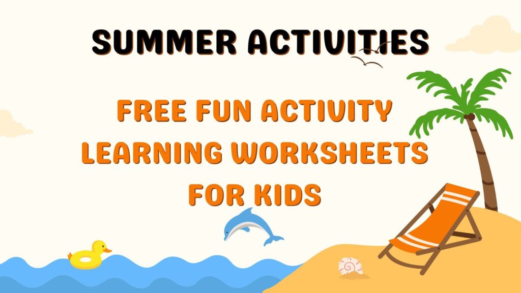 learning worksheets for kids