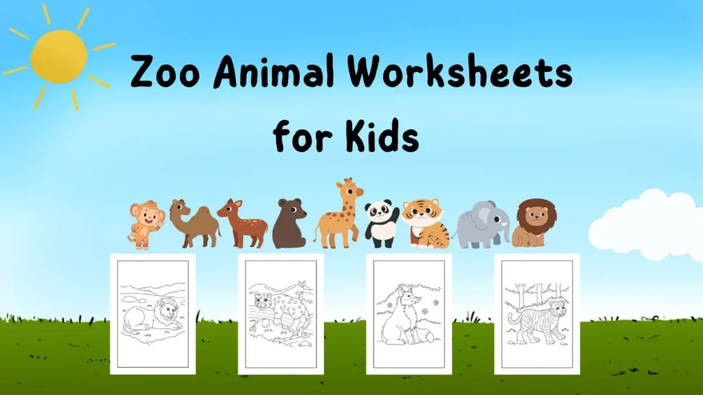 Zoo Animal Worksheets for Kids – Fun Learning Activities