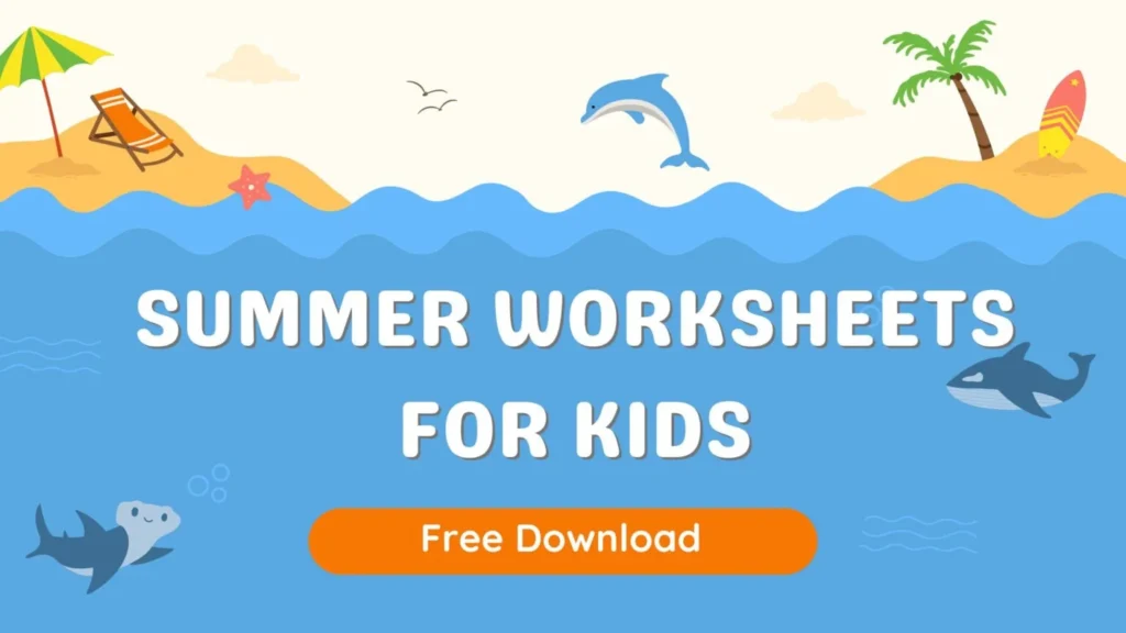 Free Summer Worksheets For Kids