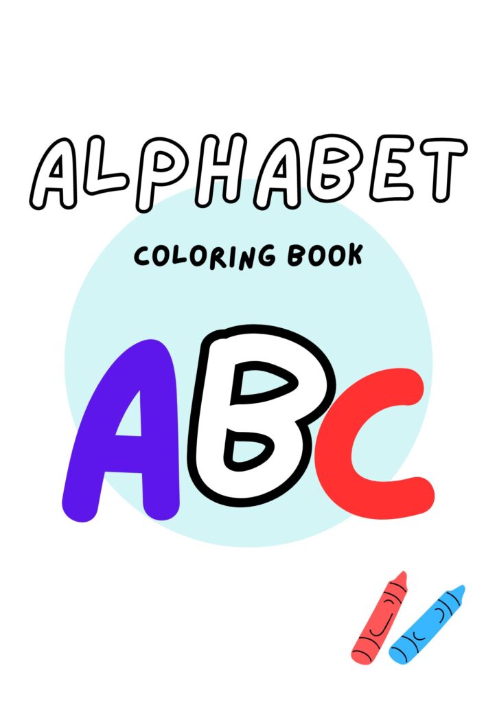 Alphabet Coloring Book Worksheet for Kids: Fun and Educational!