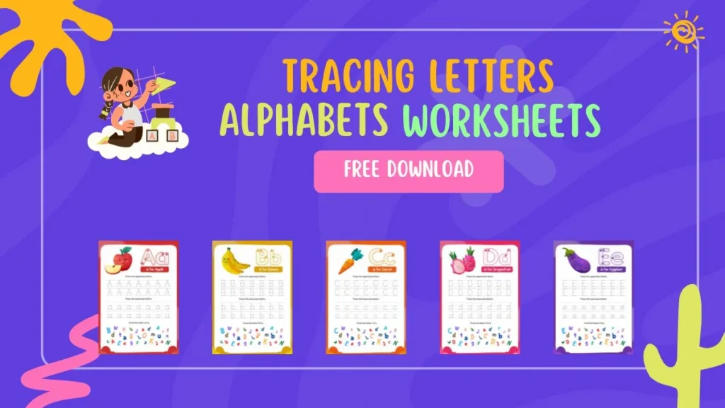 Tracing Letter Alphabets Worksheets for Kids – Fun and Easy Learning